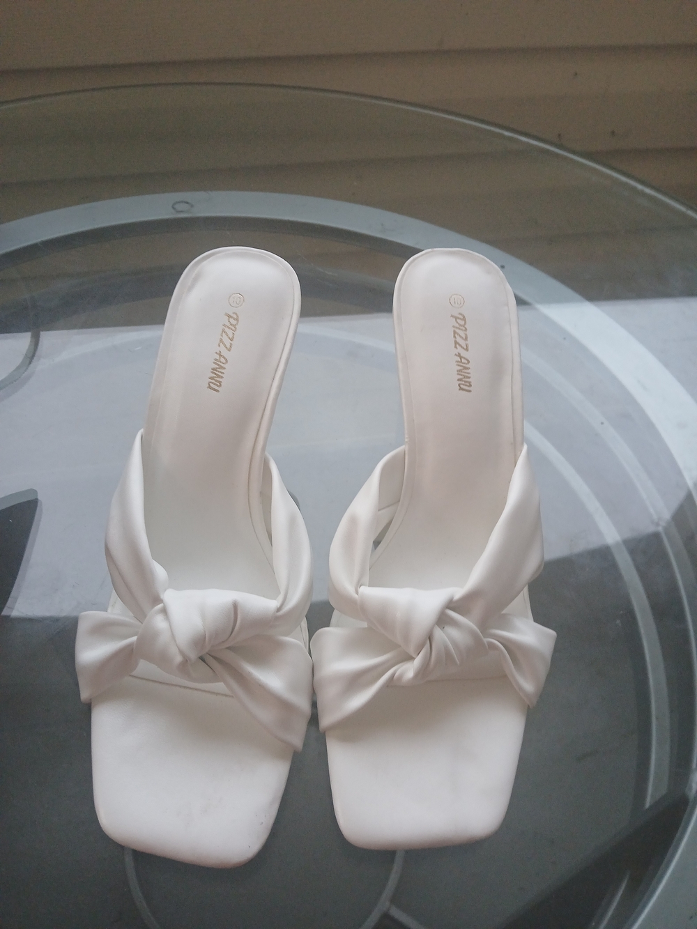 & Other Stories White Knotted Slide Mules